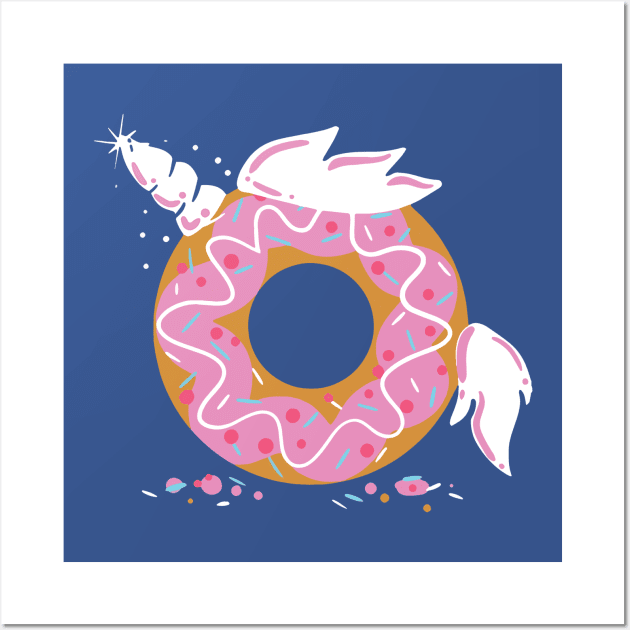 donut unicorn 2 Wall Art by canmui